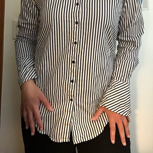 Fitted Pin-Stripe Button Down - Picture 2 of 7